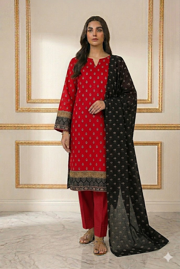 Unstitched Premium Suit for Women – Elegant Designer Fabric