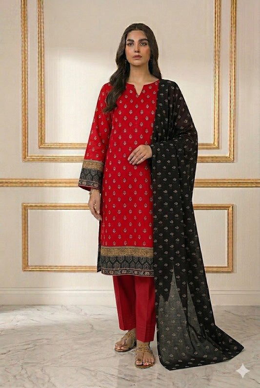 Unstitched Premium Suit for Women – Elegant Designer Fabric