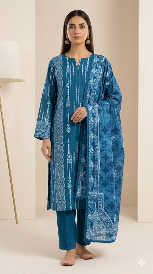Unstitched Premium Suit for Women – Elegant Designer Fabric